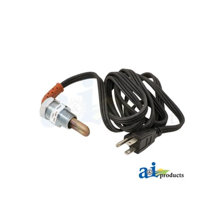 A & I Products Heater, Engine Block Frost Plug w/ 1/2" NPT 4.5" x4.5" x3" A-5B357